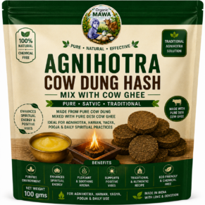 AgniHotra Cow Dung Hash mix with Cow Gee