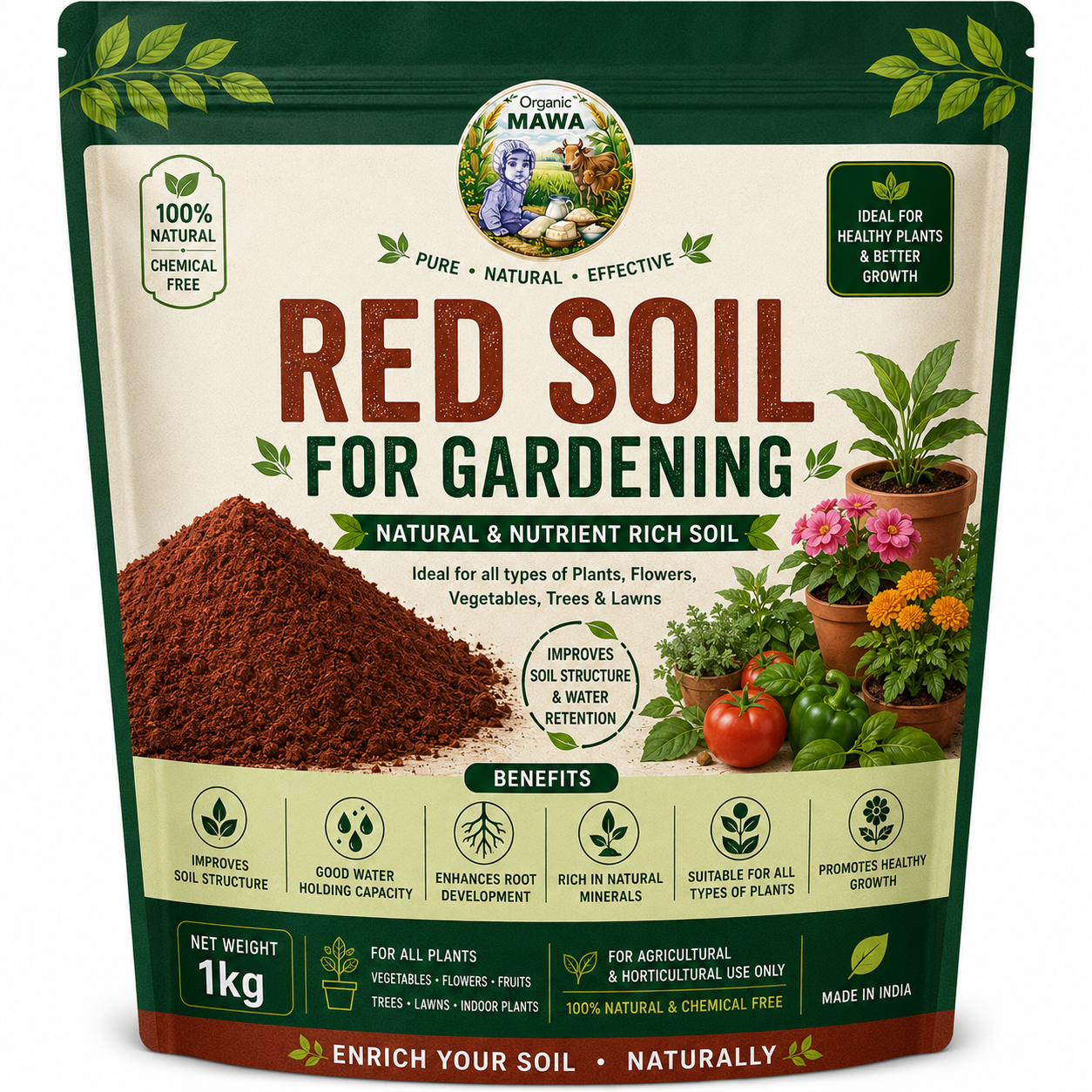 Red Soil for Gardening